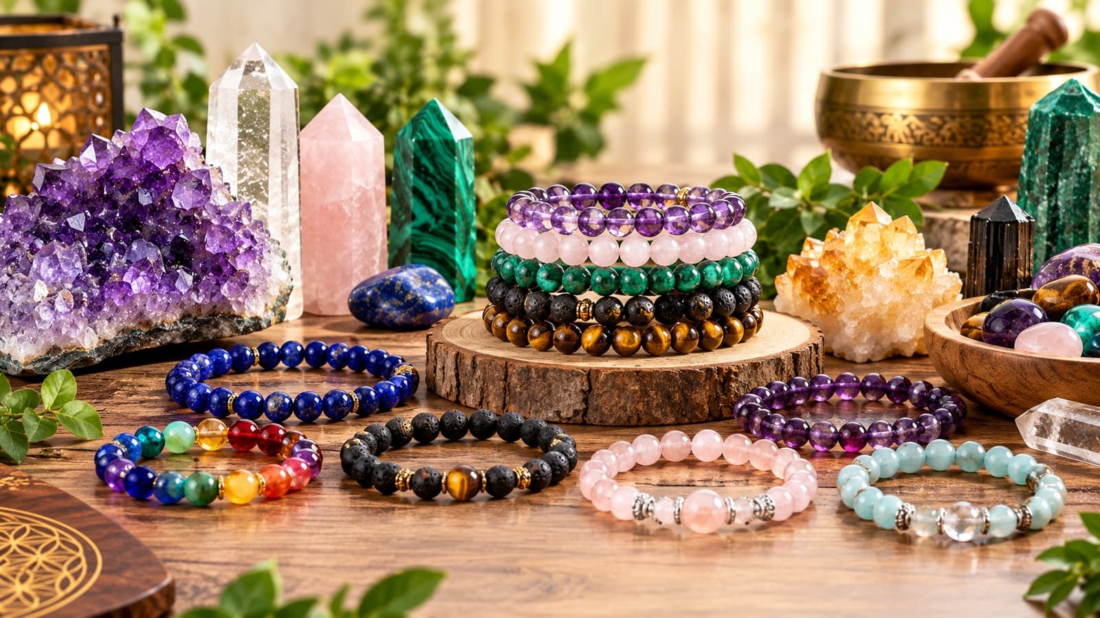 Crystals & Energy Bracelets
